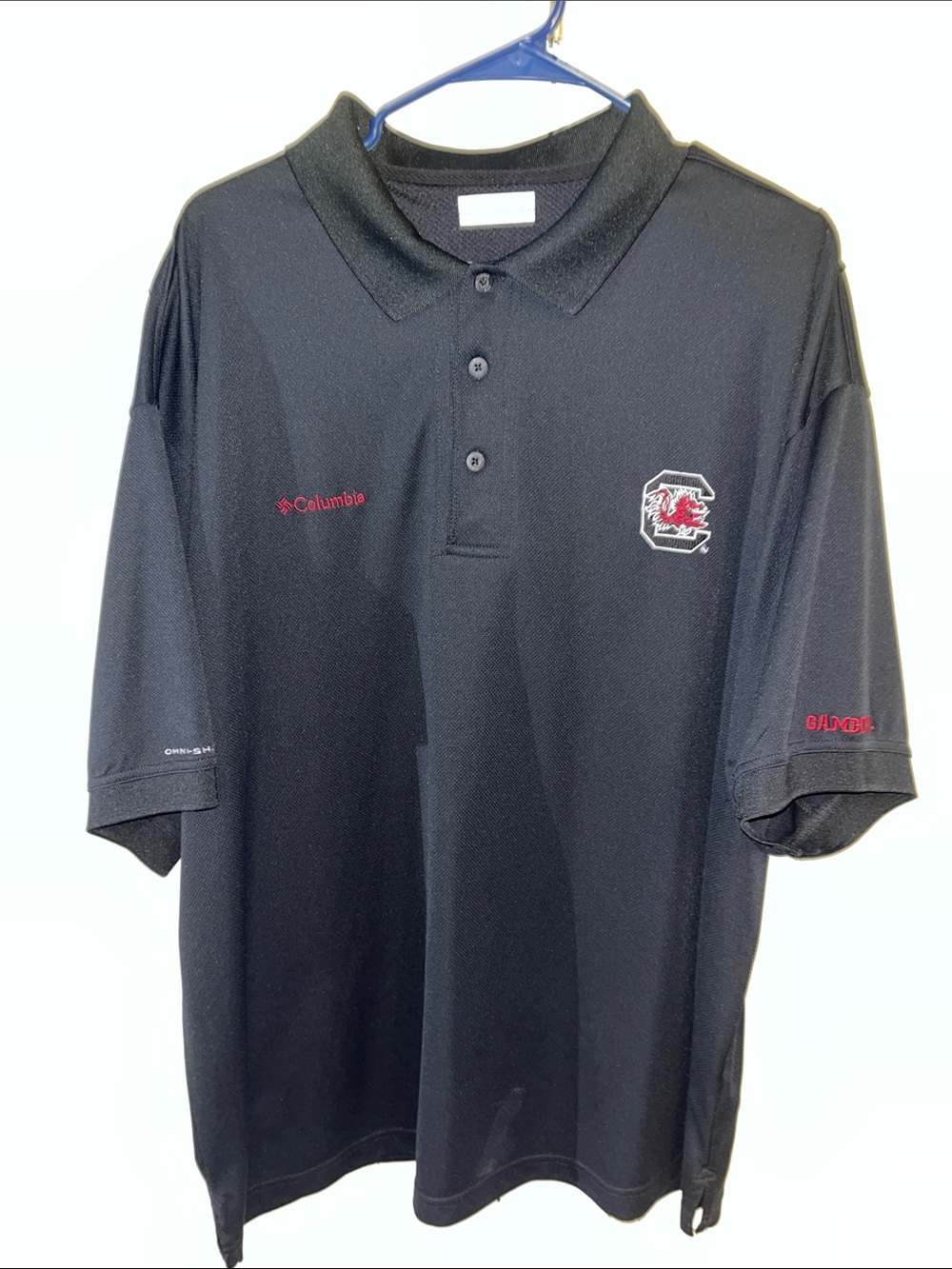 Men’s USC South Carolina Gamecocks PFG Fishing Polo golf shirt XL Tailgate Loose